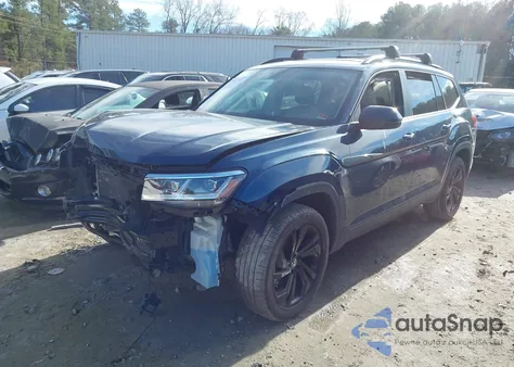 2022 Volkswagen Atlas 3.6L V6 Se W/Technology from USA, damaged, VIN 1V2JR2CA1NC559961